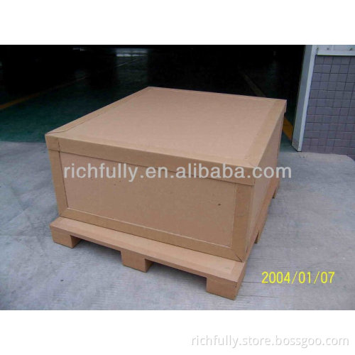 Heavy duty waterproof paper pallet and box